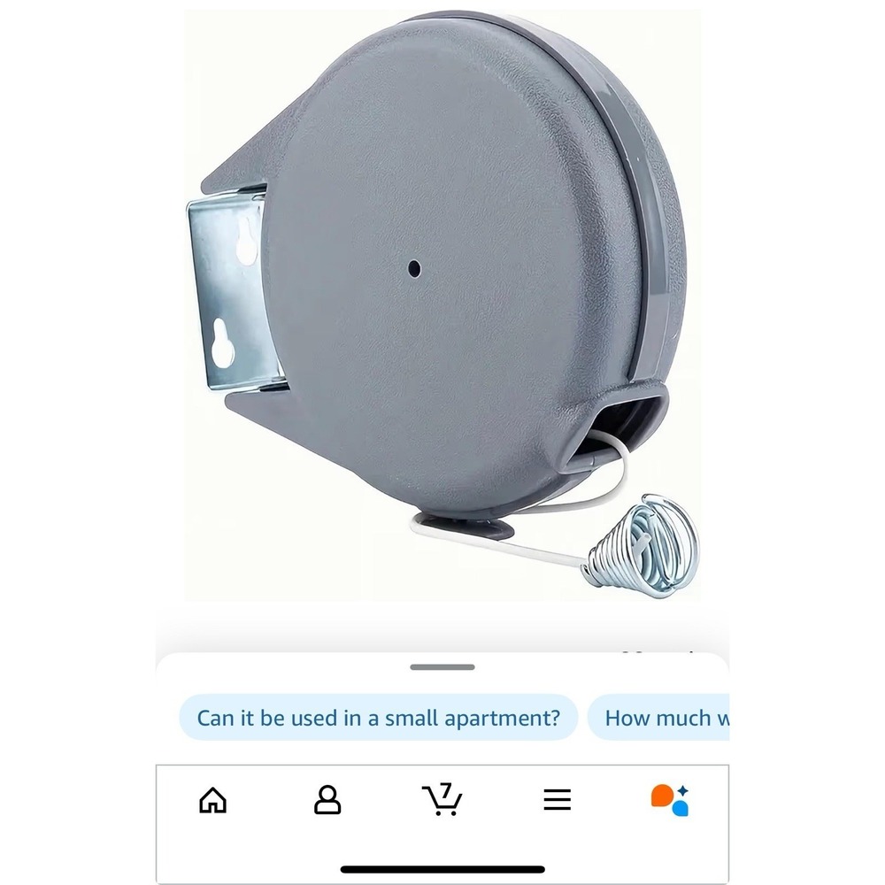 Retractable Clothesline Heavy Duty Retracting Clothes Line Outdoor/Indoor [C]